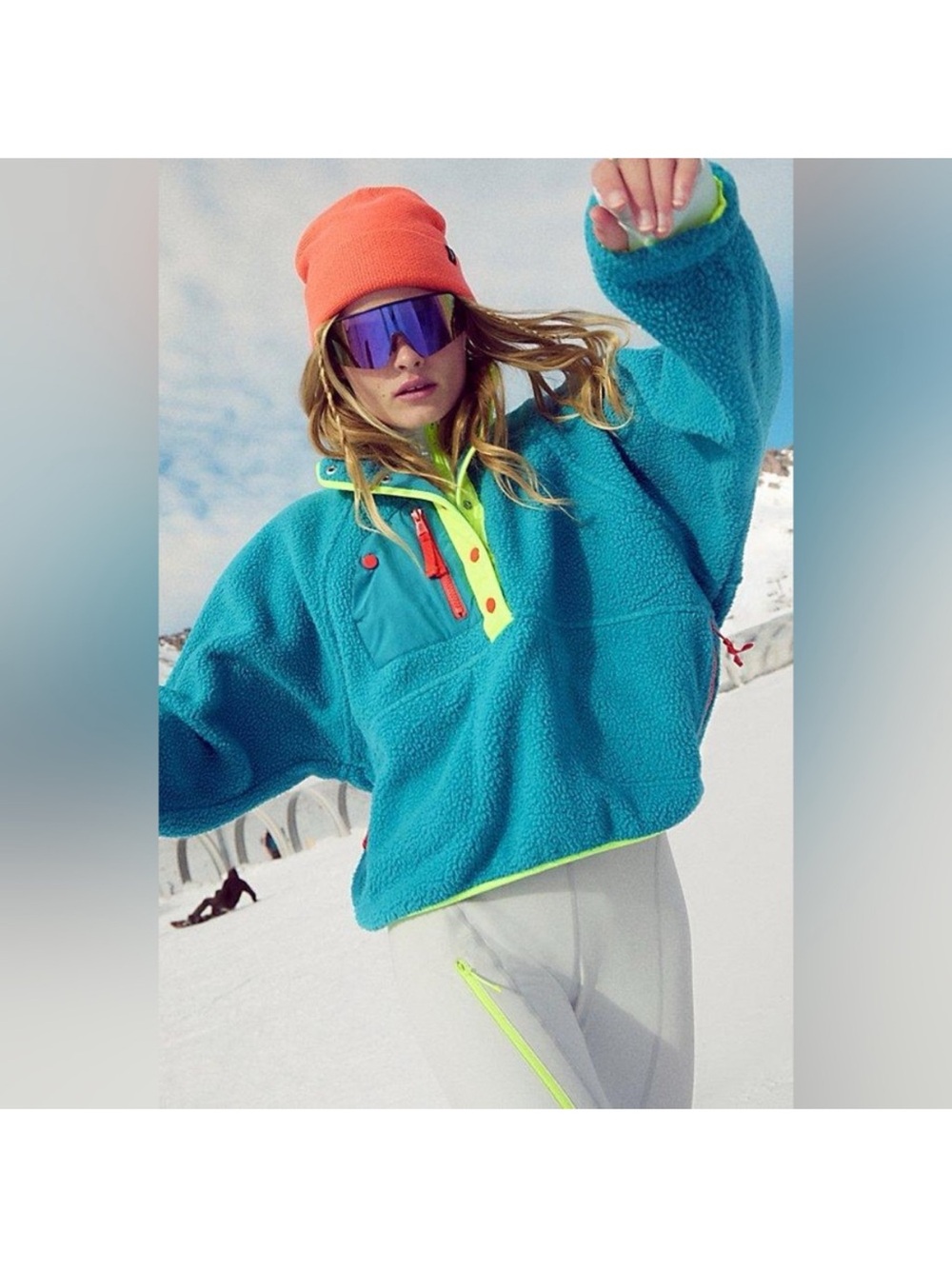 FP Movement Hit The Slopes Colorblock Fleece Pullover